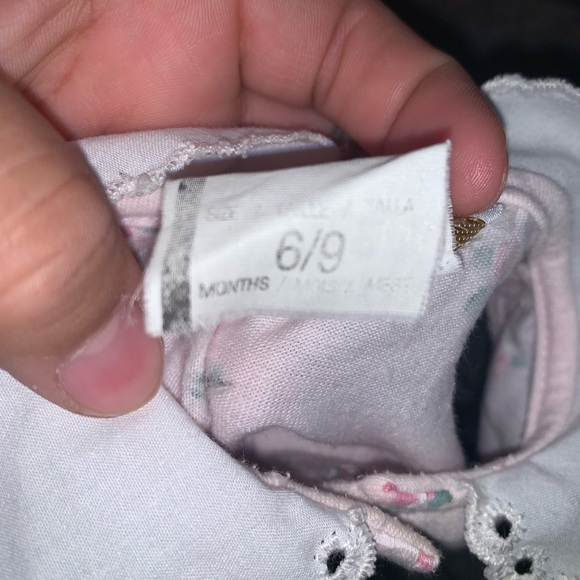 Vintage Babygirl Pink Roses 2 Piece Set - Picture 4 of 5